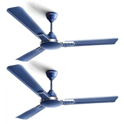 LONGWAY Wave P2 1200 mm / 48 inch 400 RPM Ceiling Fan Pack of 2