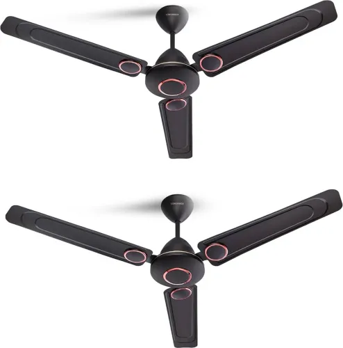 Image of LONGWINGS Mazda 1200 mm 3 Blade Ceiling Fan (Energy Saving | BROWN | Pack of 2)