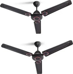 LONGWINGS Mazda 1200 mm 3 Blade Ceiling Fan (Energy Saving | BROWN | Pack of 2)