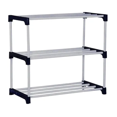 Image of LOTSPEK Footwear Stand & Shelves Shoe Rack for Home | Floor Standing Shoes Shelf | 3 Tier.