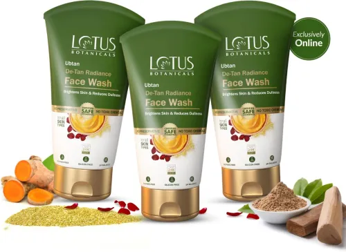 Image of Lotus Botanicals Ubtan De-Tan Radiance Face Wash 300ml