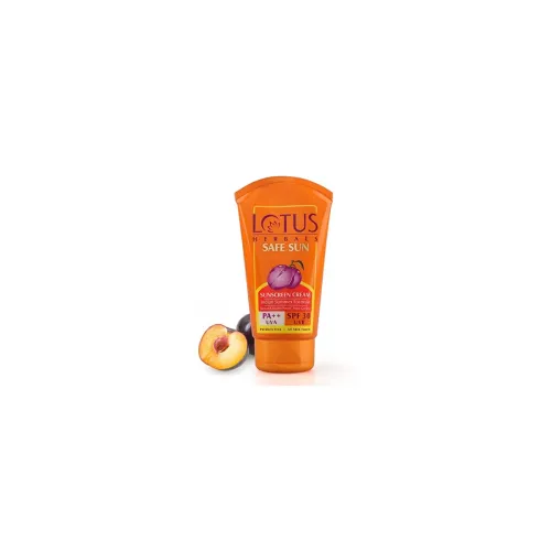 Image of Lotus Safe Sun Sunblock SPF 30 PA++| Black Plum Extract