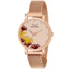 LOUIS DEVIN Rose Chain Analog Wrist Watch for Women