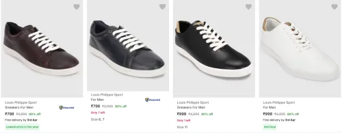 Image of Louis Philippe Sport Men's Shoes 80% off