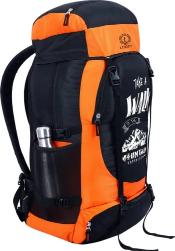 Image of LUGZY 70L Trail-Head Trekking & Camping Backpack – Orange