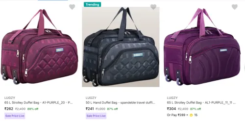 Image of Lugzy Duffel Bags Upto 89% Off