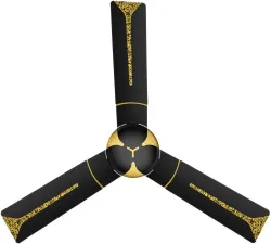 Luminous Jaipur Ghoomar 1200mm Ceiling Fan (Abu Black, 3 Star)