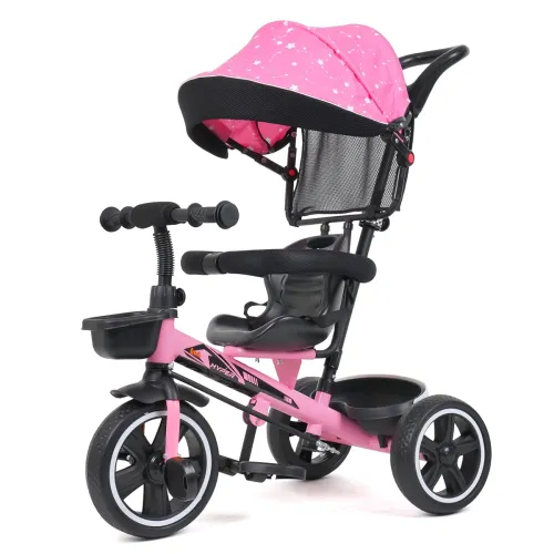 Image of Luusa® TFT Hyper 500 PRO Canopy Plug N Play Tricycle/Baby Tricycle with Parental Control