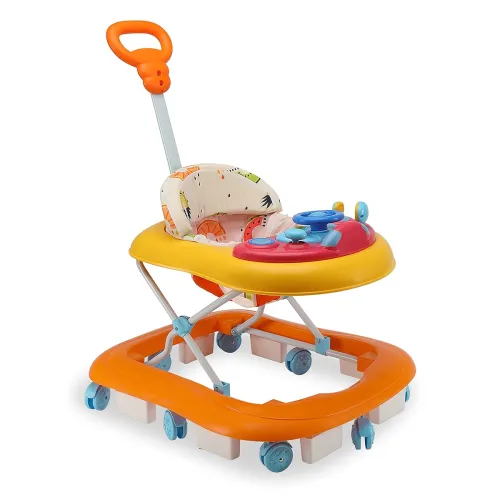 Image of LuvLap Sunshine Baby Walker with Parental Push Handle Cushioned Walker for Baby 6-18months
