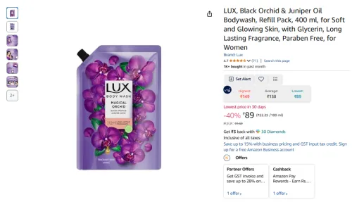 Image of LUX Bodywash Pack, 400 ml
