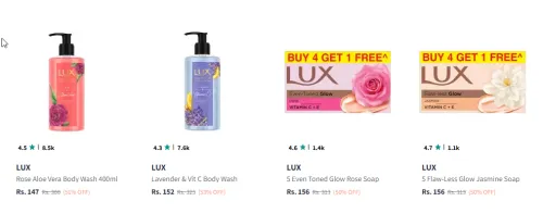 Image of LUX Essence Body Wash - 400ml Starting At ₹147