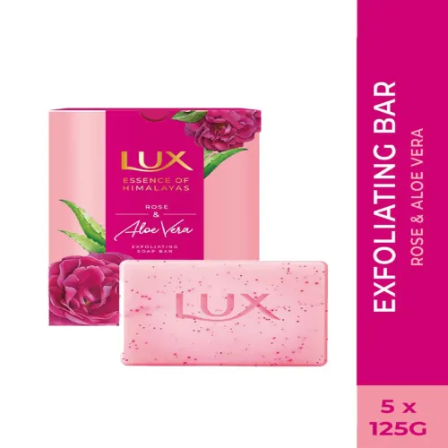 Image of LUX Essence of Himalayas Set of 5 Rose Soap Bar