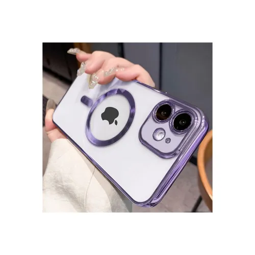 Image of LuxuryKase Magnetic Soft Cover with Camera Lens Protector for iPhone 12 (TPU)