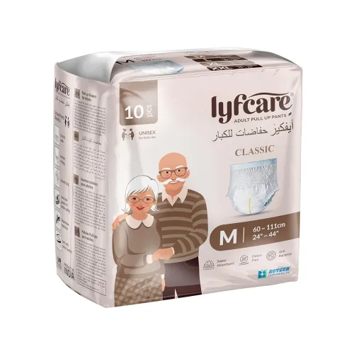 Image of Lyfcare Classic Adult Diapers M (10 Pcs) 