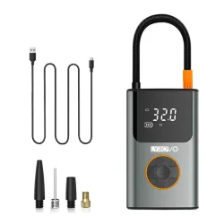 Lyrovo Cordless Smart Tyre Inflator for car and Bike Metal Body