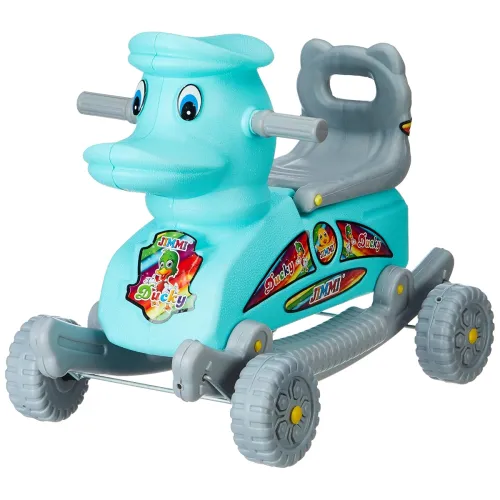Image of Maanit Baby Duck Rider Cum Rocker (Blue)
