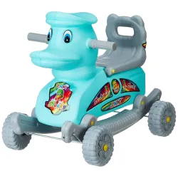 Maanit Baby Duck Rider Cum Rocker (Blue)