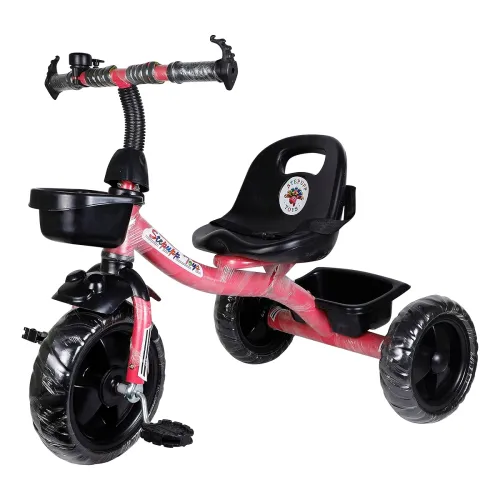 Image of Maanit Tricycle for Kids Green Colour with Basket Baby Tricycle