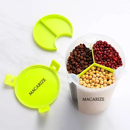 Image of MACARIZE Plastic Grocery Container 1500 ml