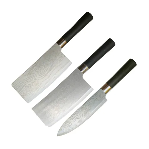Image of Machado Damascus Knife Set (Combo of 3).