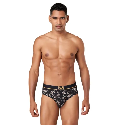 Image of Macroman M-Series MW Signature Collection by Rohit Bal Premium Tencel, Spandex Mens Briefs