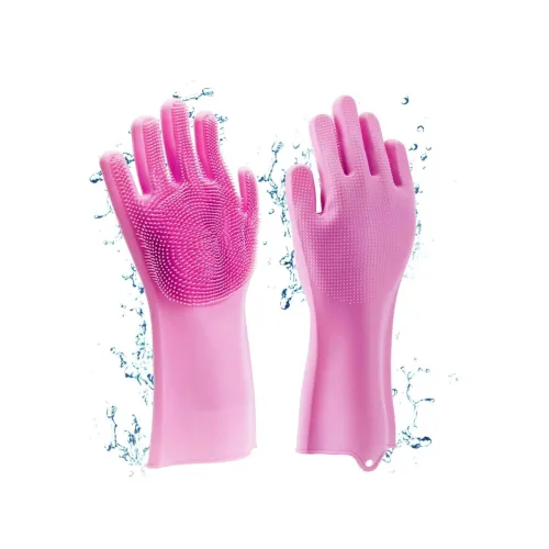 Image of Magic Silicone Cleaning Hand Gloves