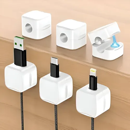 Image of Magnetic cable clips adjustable wire holder