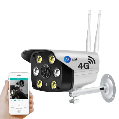Image of Maizic Smarthome 5 MP 4G/5G SIM Bullet Security Camera