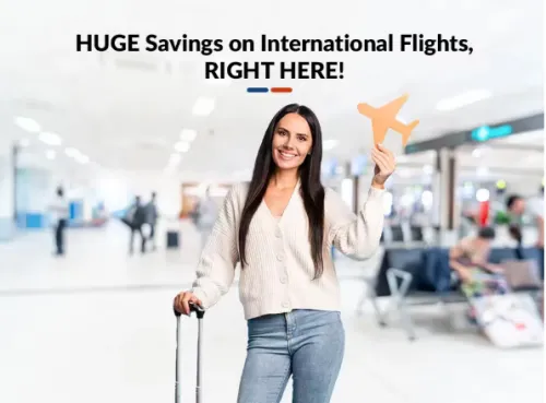 Image of MakeMyTrip Coupon : Grab FLAT 10% OFF* up to ₹7500 on International Flights.