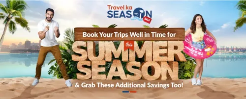 Image of makemytrip Travel ka season sale : up to 40% off using Axis Bank Credit Cards