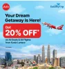 MakeMyTrips Flight: Up to 20% off on all AirAsia flight from Kuala Lumpur