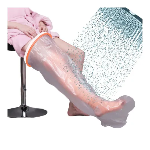 Image of MALU Waterproof Leg Cast Cover – Durable, Reusable Cast Protector for Adults – Full Coverage for Shower