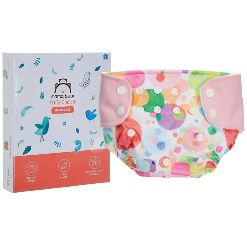 Image of Mama Bear Reusable Cloth Diaper, Freesize