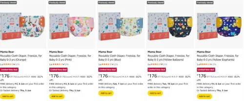 Image of Mama Bear Reusable Cloth Diaper Minimum 80% Discount