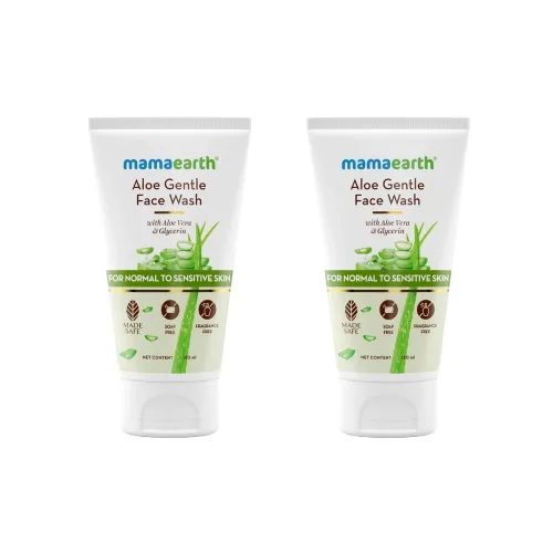 Image of Mamaearth Aloe Gentle Face Wash 150 ml (Pack of 2)