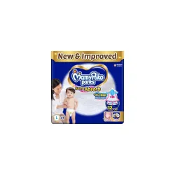 MamyPoko Pants Extra Absorb Diapers L (64 Count, 9–14kg)