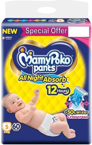 Image of MamyPoko Standard Small Size (60 Pieces)