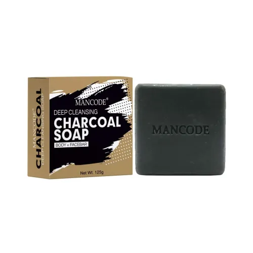 Image of Mancode Activated Charcoal Soap - 125gram