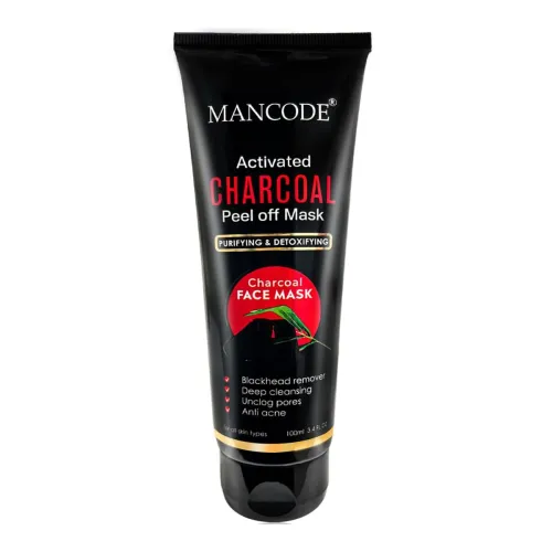 Image of Mancode Charcoal Peel Off Mask – 100g