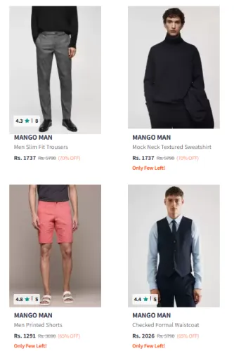 Image of Mango Man Brand Clothing @ Up to 70% Discount