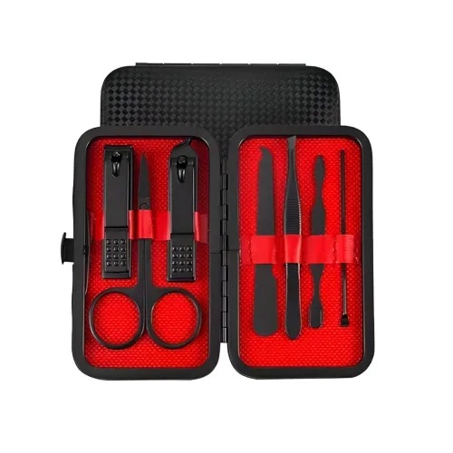 Image of Manicure Set Stainless Steel Nail Grooming Kit, 7pcs