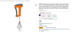 ARTO Kitchen Accessories Item Free Hand Blender