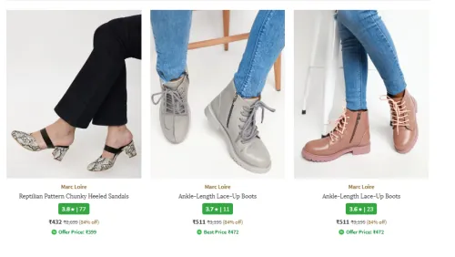 Image of Marc Loire Women's Footwears at Minimum 82% Discount