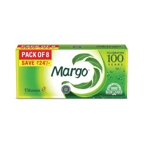 Image of Margo Original Neem Soap - 125gm Pack of 8