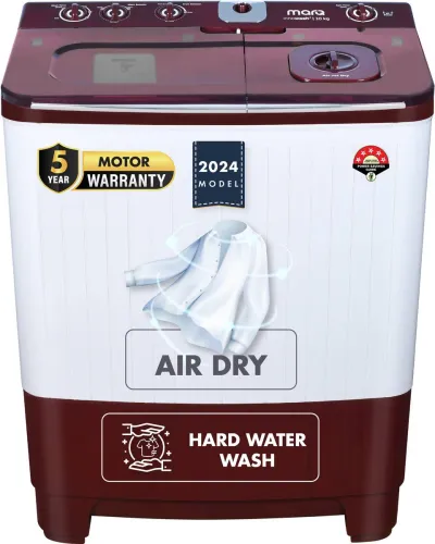 Image of MarQ by Flipkart 10 kg Semi Automatic (MQSA1005NNNKM) Washing Machine