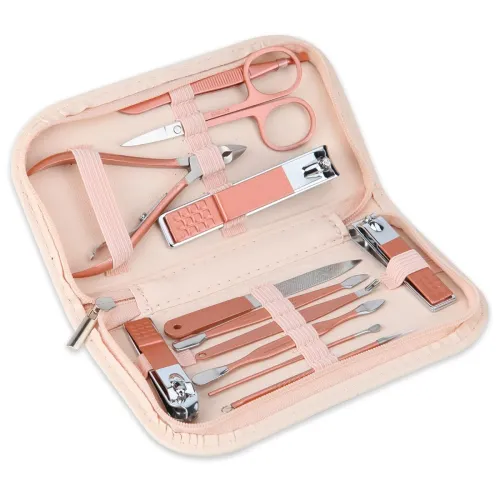 Image of Martensitic Stainless Steel Nail Clipper Set (12 in 1)