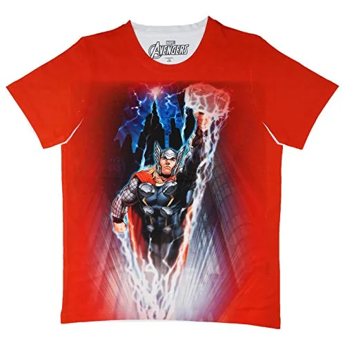 Image of Marvel Avengers by Wear Your Mind Boy's Regular Fit T-Shirt