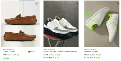 Image of Mast Harbour Men’s Casual Shoes @ Up to 80% Discount