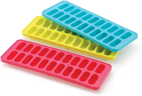 Image of Mastercool Plastic Ice Cube Tray (Pack of 3)