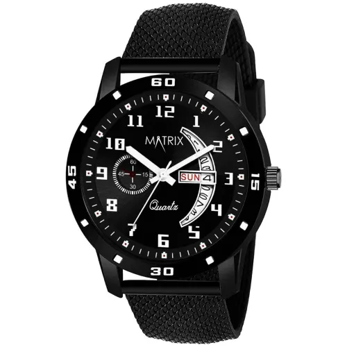 Image of Matrix Analog Day-Date Men's Watch